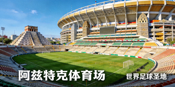 墨西哥城阿兹特克体育场全景，世界足球圣地之一
